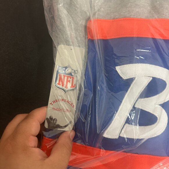 Mitchell And Ness Throwbacks Hoodie Denver Bronco Hoodie Large - Picture 5 of 6